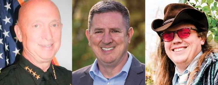 Sheriff Ken Lansing (Independence) vs. Derek Osborne (D) vs. Josh Brokaw (TruthSayers)